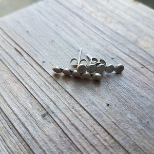 Jane Diaz sterling silver studs